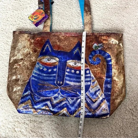 Laurel Burch Artistic  Cat Tote - Picture 4 of 15